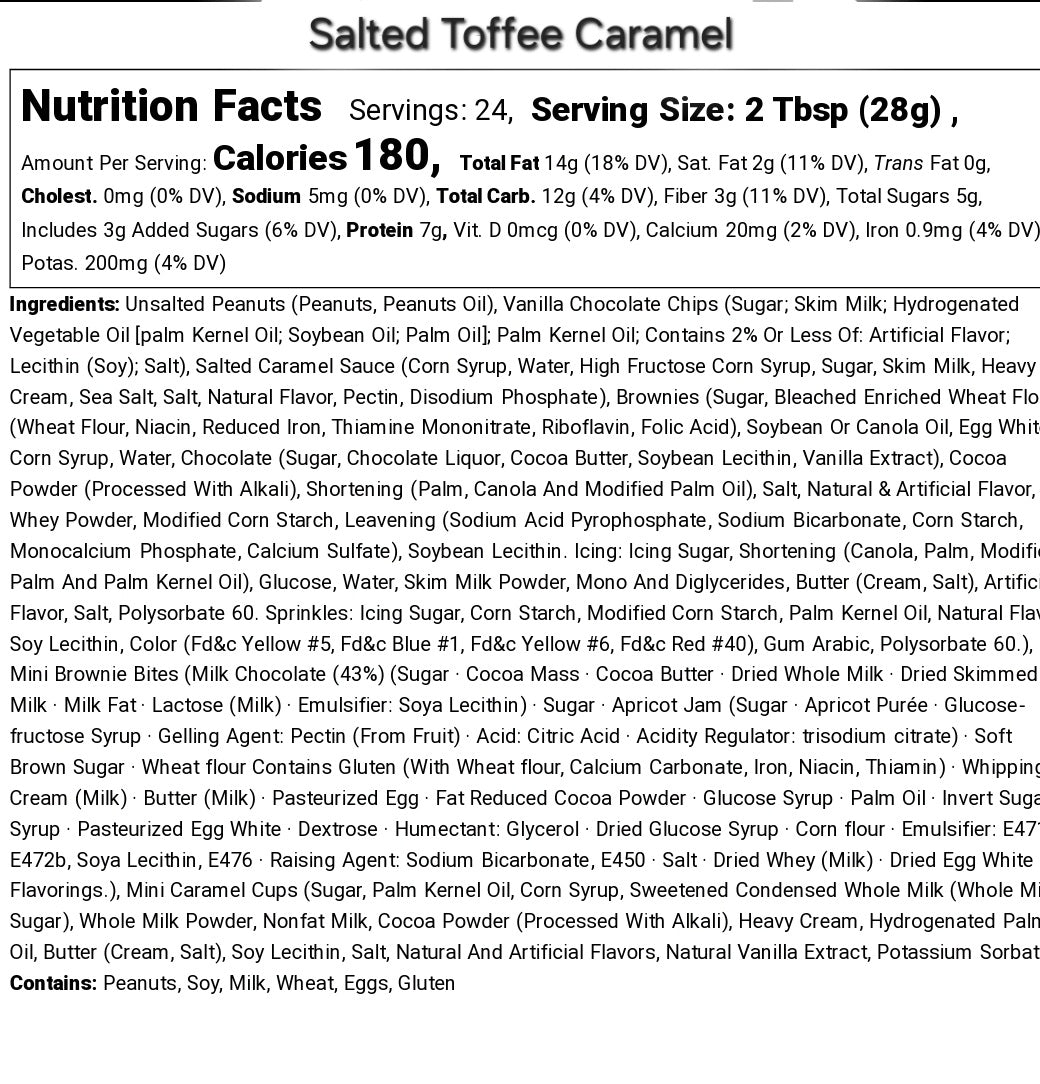 Salted Toffee Brownie