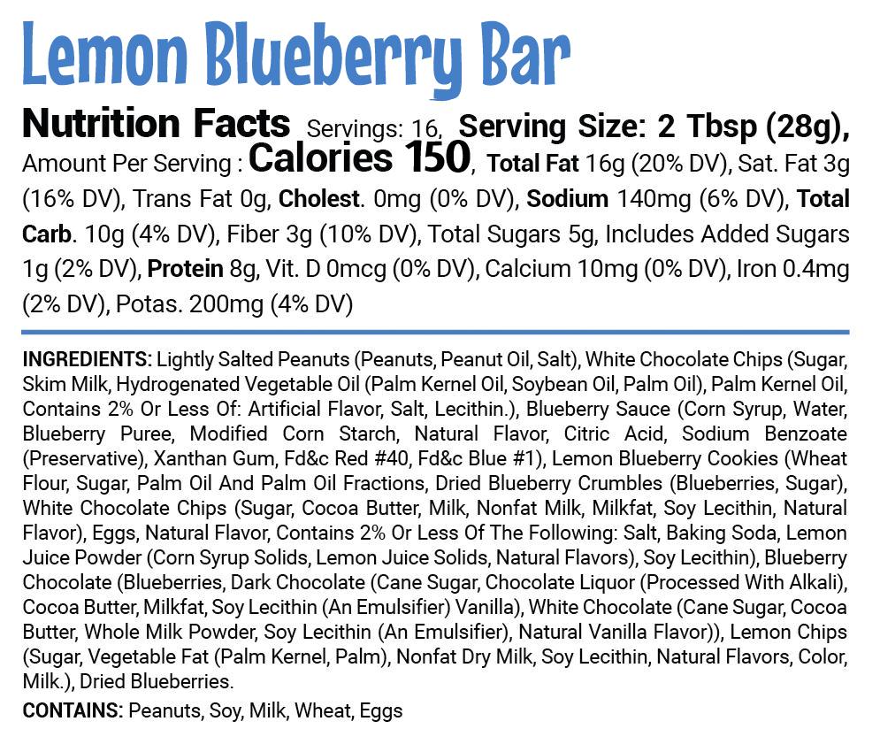 Lemon Blueberry Bar
