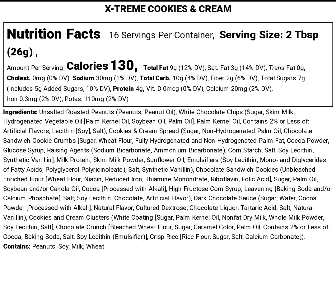 X-Treme Cookies & Cream