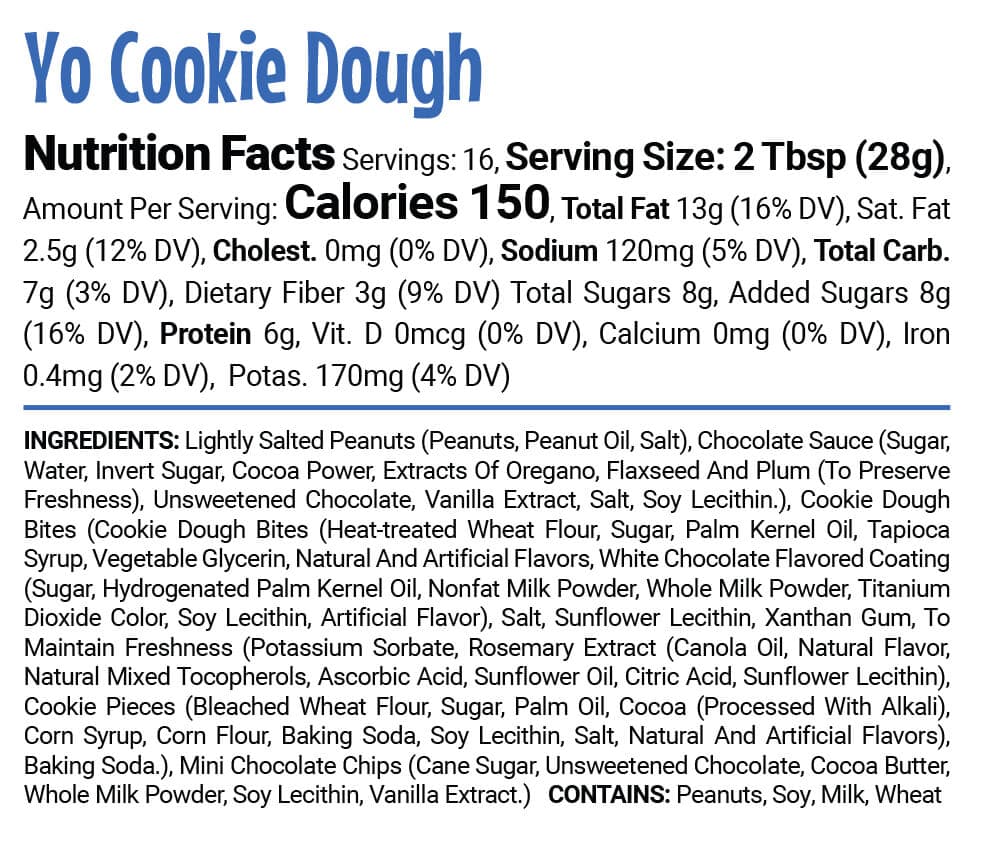 Yo Cookie Dough Nutty Squad