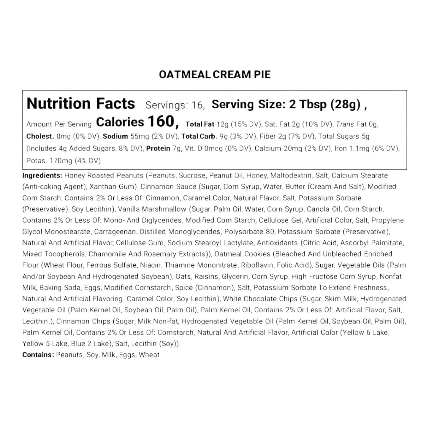 Oatmeal Cream Pie