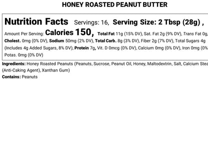 Honey Roasted Peanut Butter