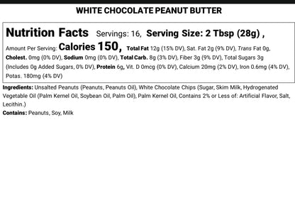 White Chocolate Peanut Butter