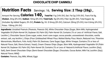 Chocolate Chip Cannoli