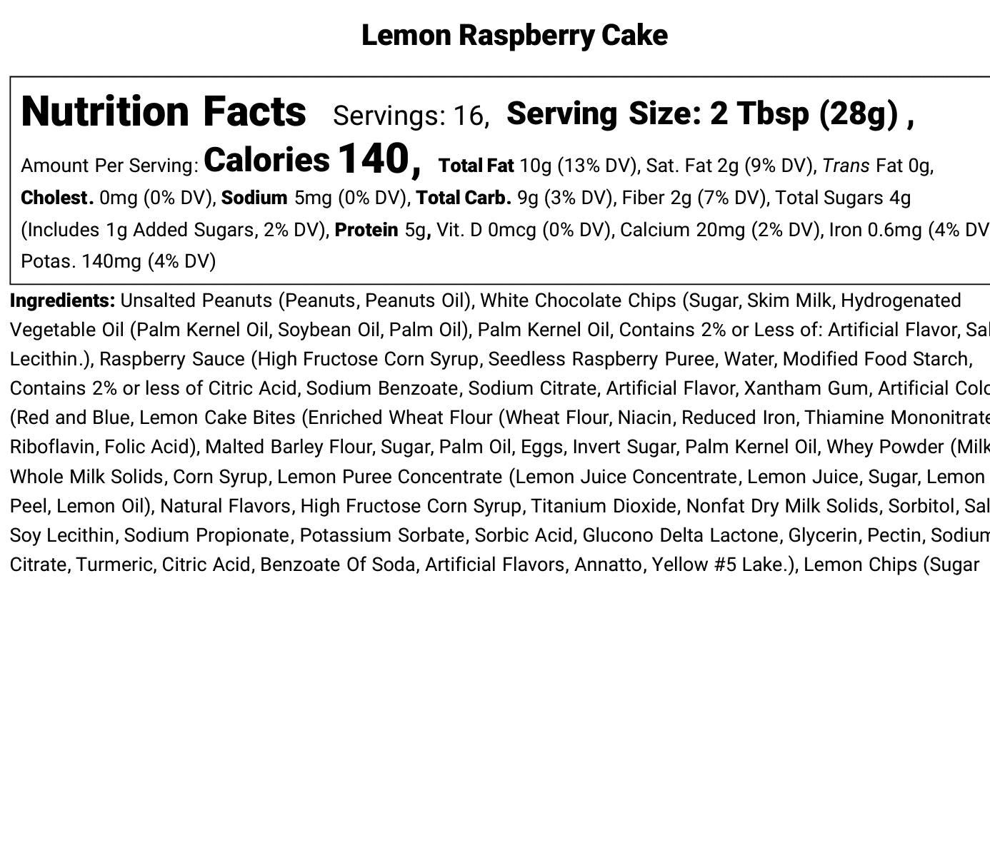 Lemon Raspberry Cake