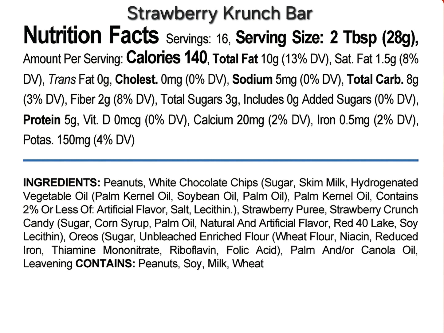 Strawberry Krunch Bar