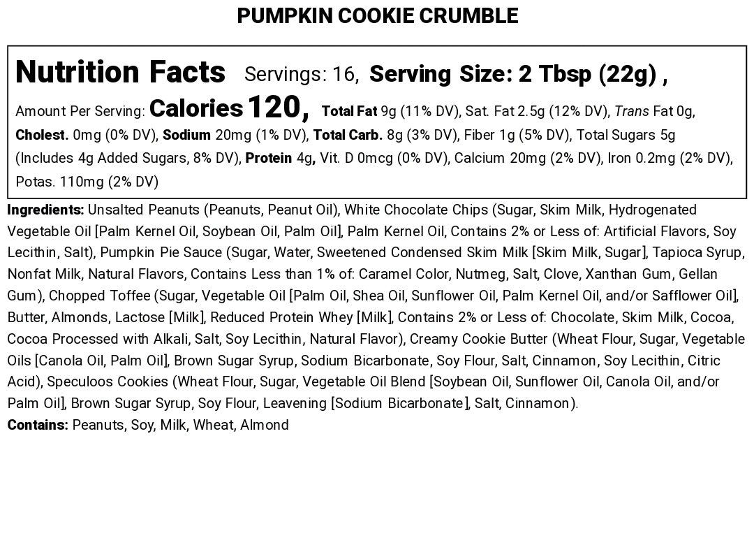 Pumpkin Cookie Crumble