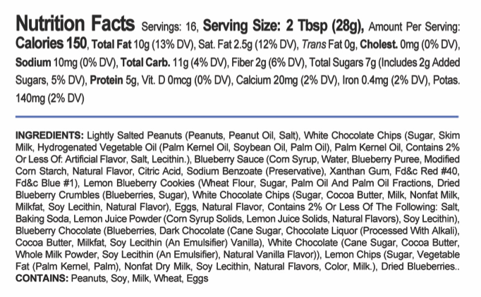 Lemon Blueberry Cookie