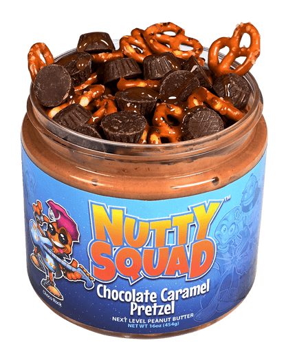 Chocolate Caramel Pretzel Nutty Squad