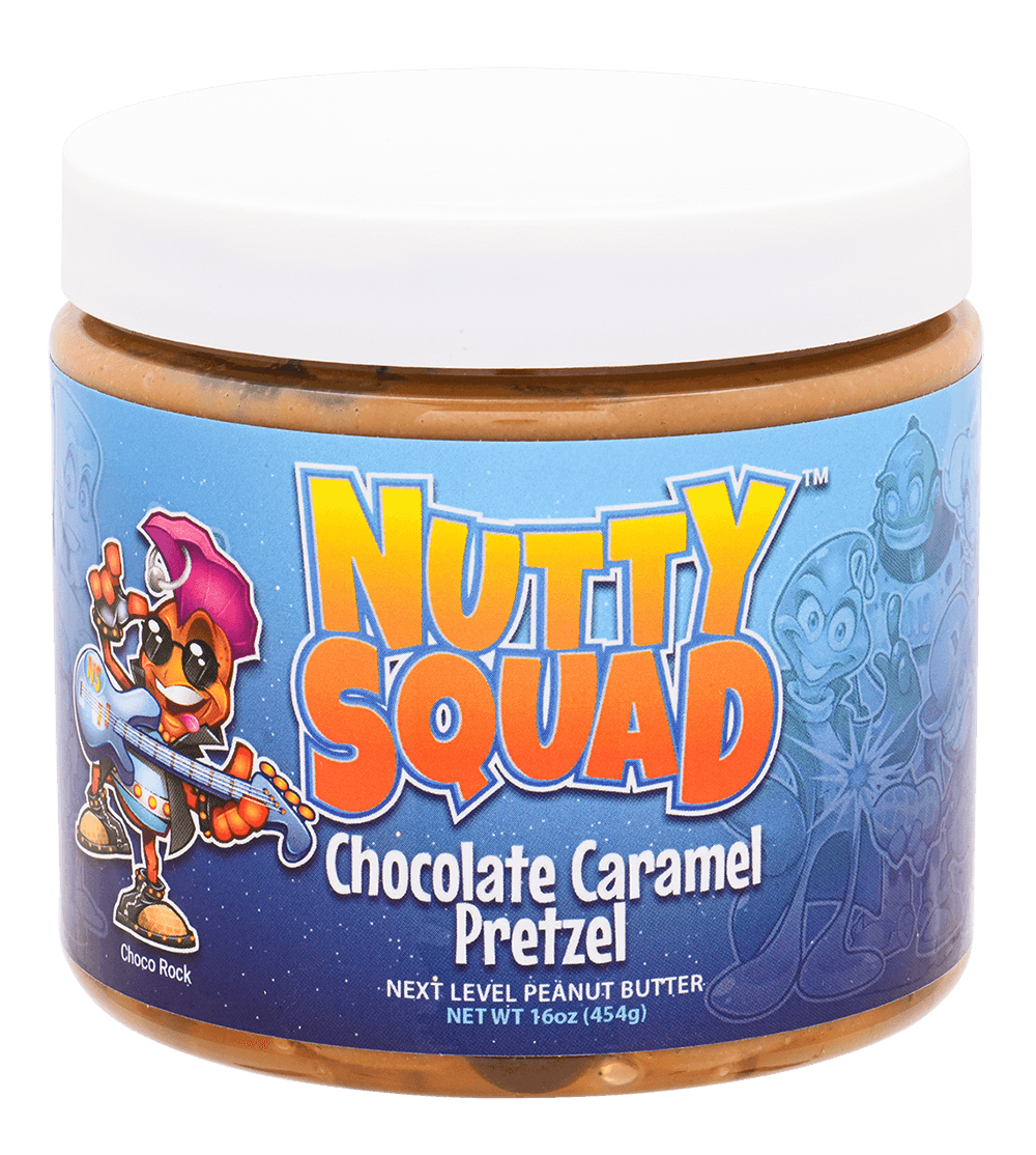 Chocolate Caramel Pretzel Nutty Squad