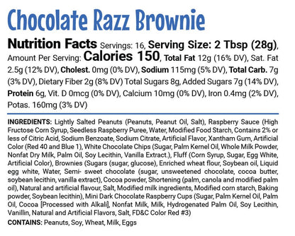 Chocolate Razz Brownie Nutty Squad