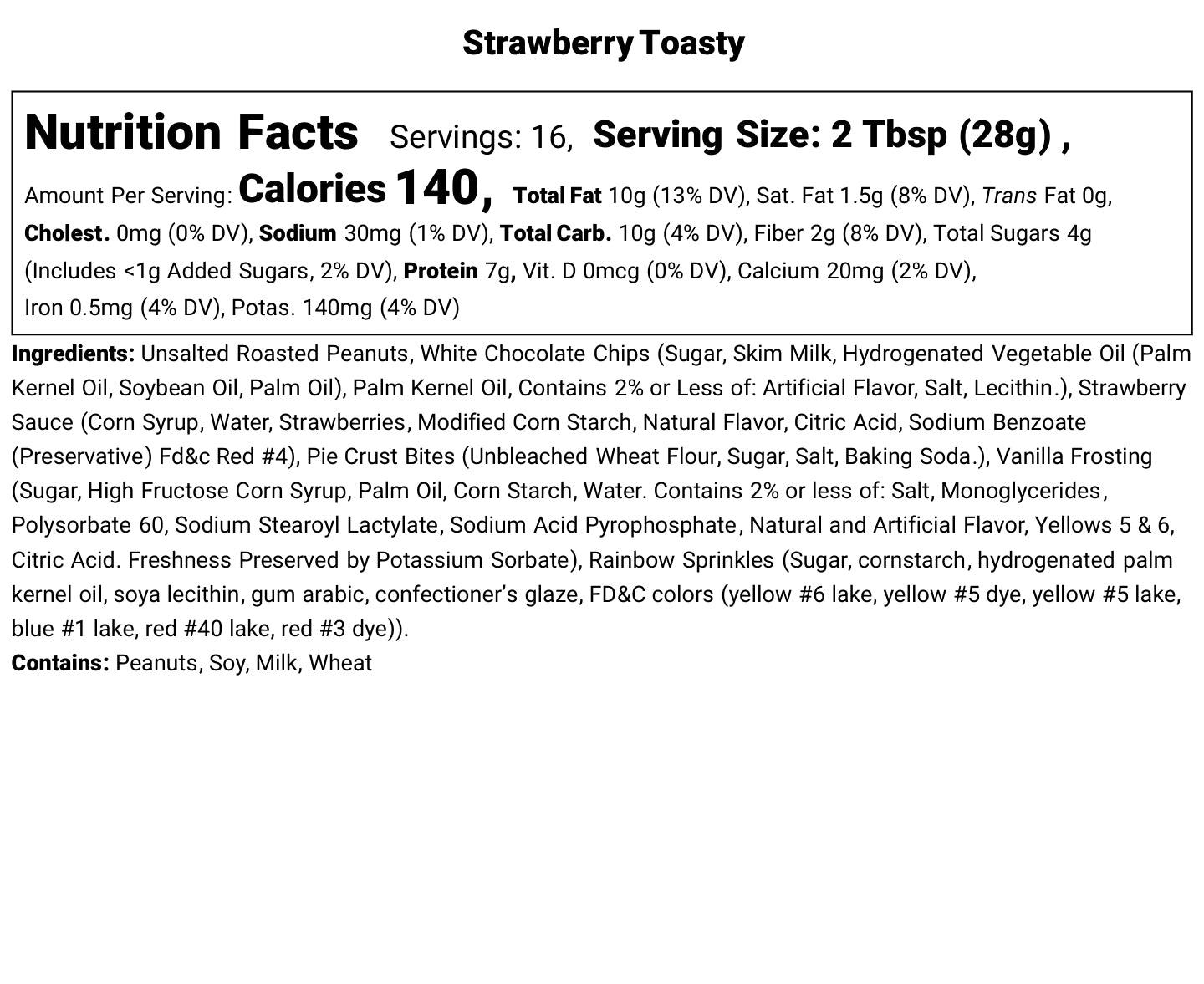 Strawberry Toasty