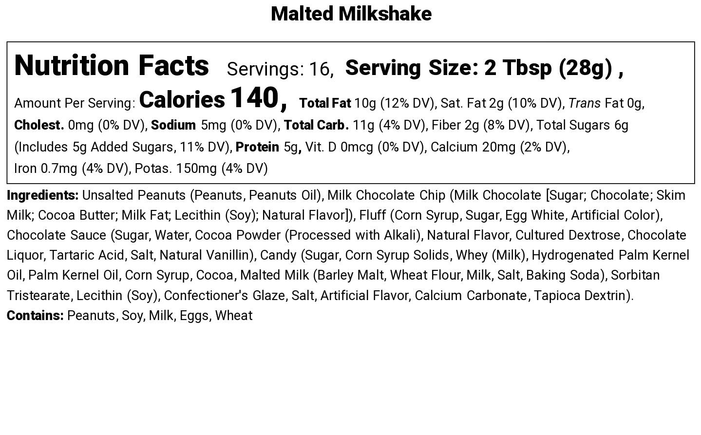 Malted Milkshake