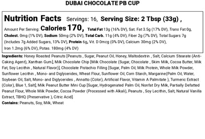 Dubai Chocolate PB Cup