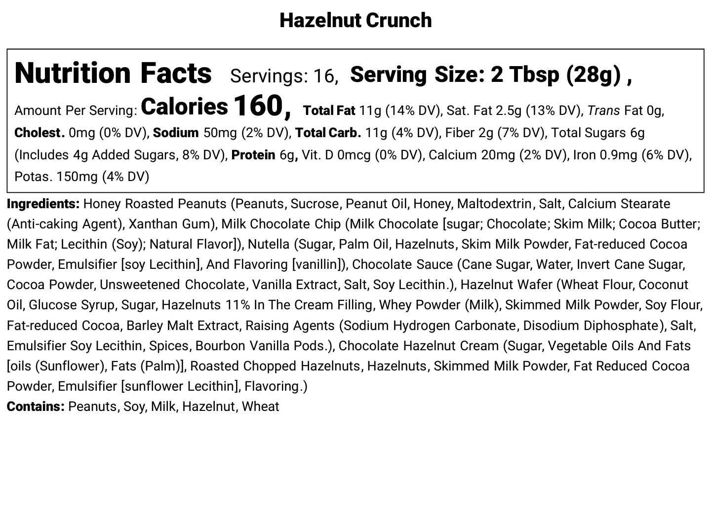 Hazelnut Crunch