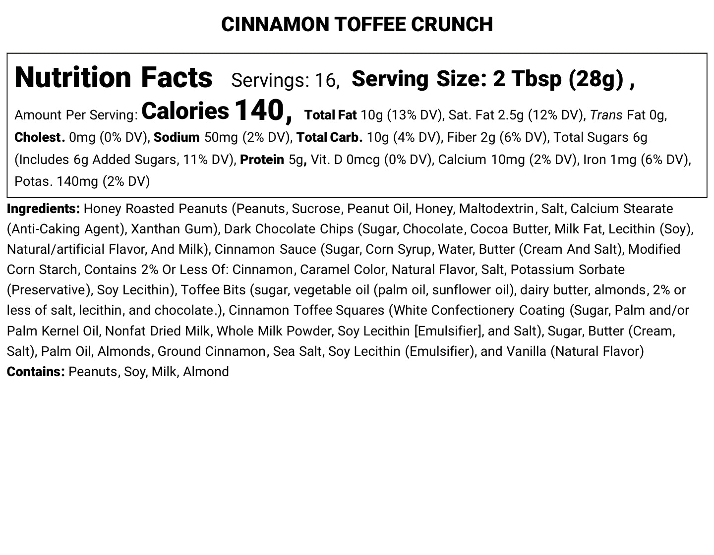 Cinnamon Toffee Crunch